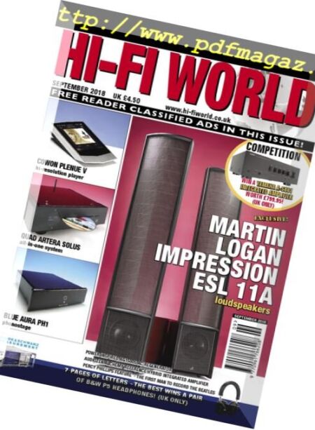 Hi-Fi World – September 2018 Cover