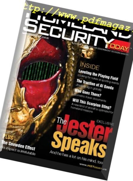 Homeland Security Today – April-May 2014 Cover