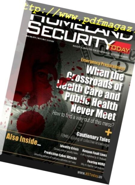Homeland Security Today – June-July 2017 Cover