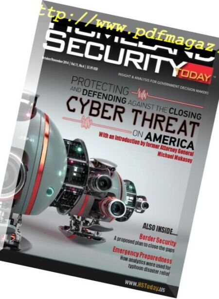 Homeland Security Today – October-November 2014 Cover