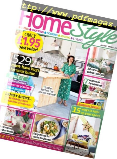 HomeStyle UK – August 2018 Cover