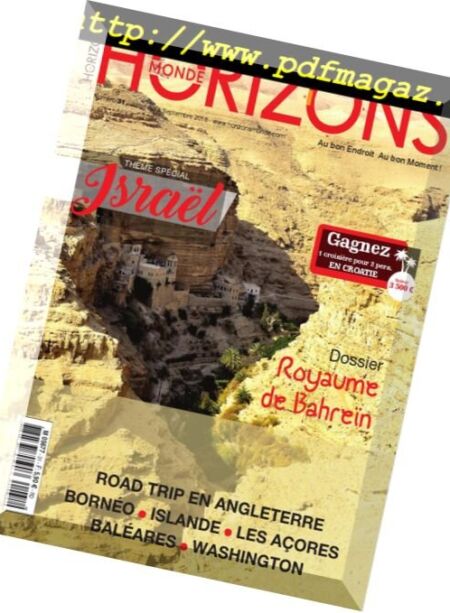 Horizons Monde – juillet 2018 Cover