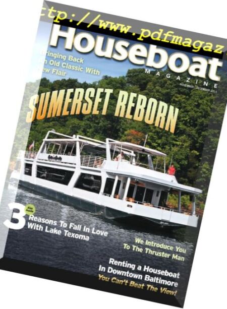 Houseboat Magazine – November – December 2014 Cover