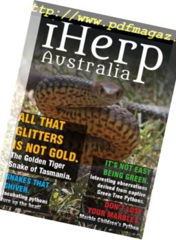 iHerp Australia – July-August 2018