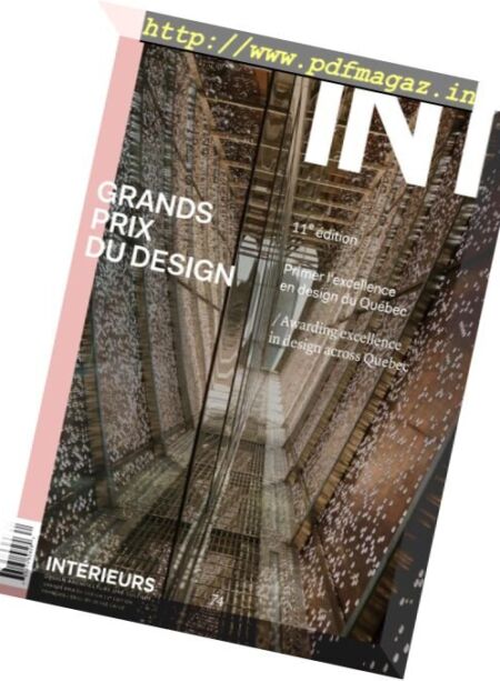 Interieurs Magazine – N 74, 2018 Cover