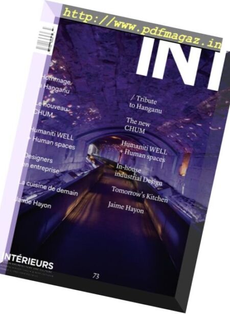 Interieurs Magazine – n. 73, 2018 Cover