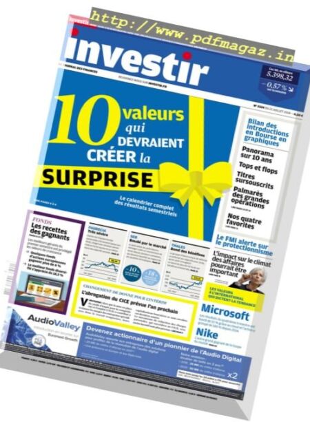 Investir – 21 Juillet 2018 Cover