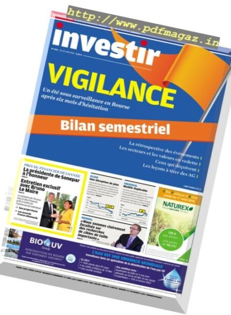 Investir – 30 Juin 2018 Cover