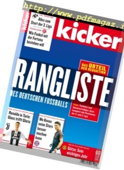Kicker – 23 Juli 2018