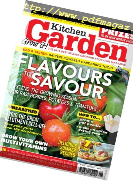 Kitchen Garden – August 2018 Cover