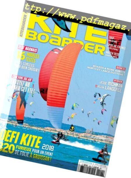 Kite Boarder Magazine – juin 2018 Cover