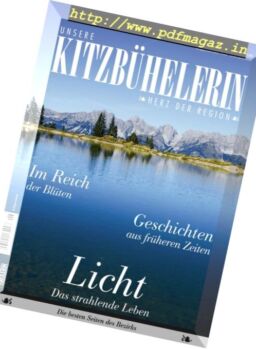 Kitzbuhelerin Magazin – Sommer 2018