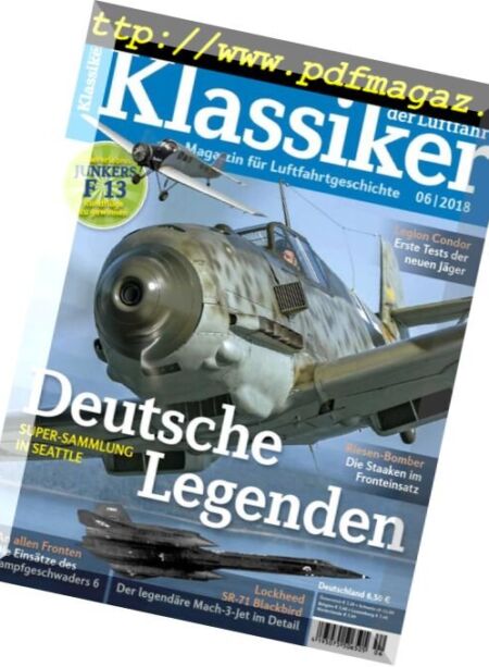Klassiker der Luftfahrt – Nr.6 2018 Cover