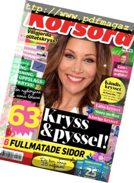 Korsord – 02 juli 2018 Cover