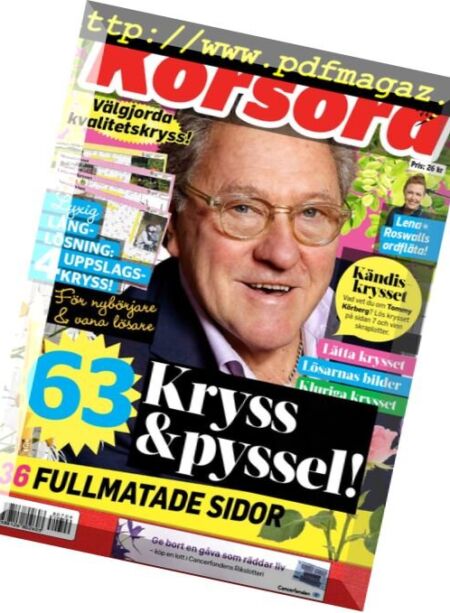 Korsord – 09 juli 2018 Cover