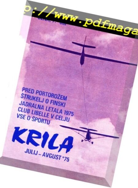Krila – 1975-04 Cover