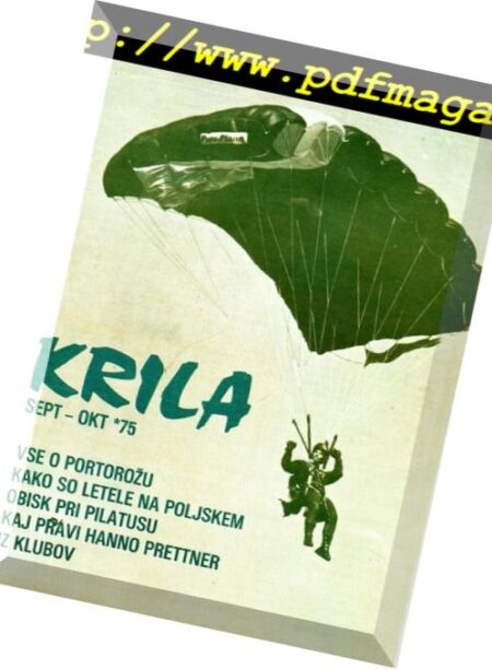 Krila – 1975-05 Cover