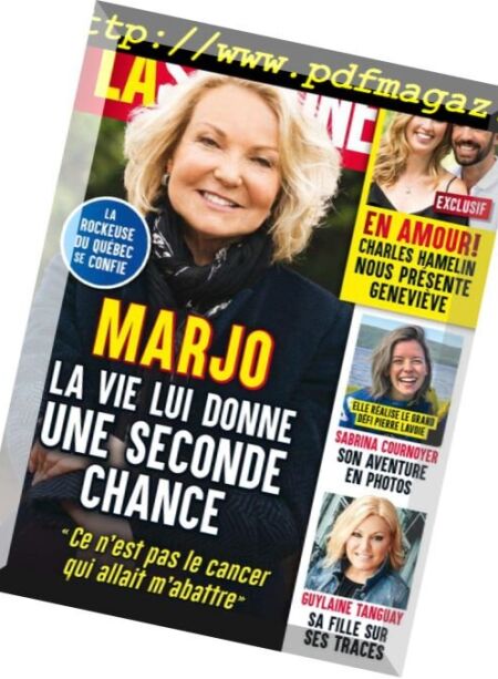 La Semaine – juin 29, 2018 Cover