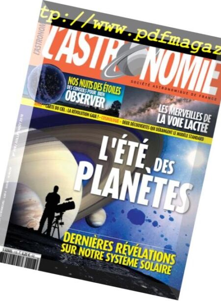 L’Astronomie – juillet 2018 Cover
