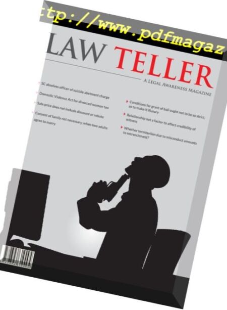 Lawteller – July 2018 Cover