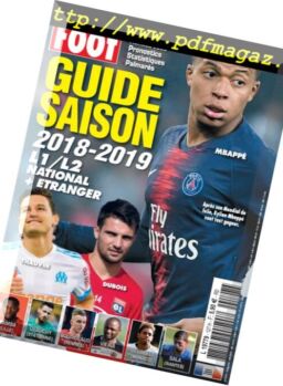Le Foot magazine – juillet 2018