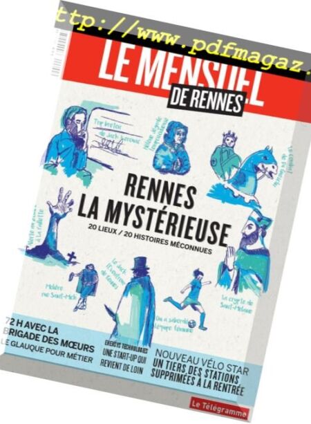 Le Mensuel de Rennes – juillet 2018 Cover