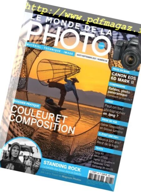 Le monde de la photo – aout 2017 Cover