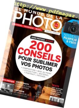 Le monde de la photo – juillet 2018