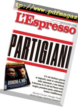 L’Espresso – 24 giugno 2018