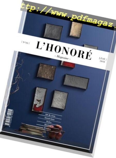 L’Honore Magazine – ete 2018 Cover