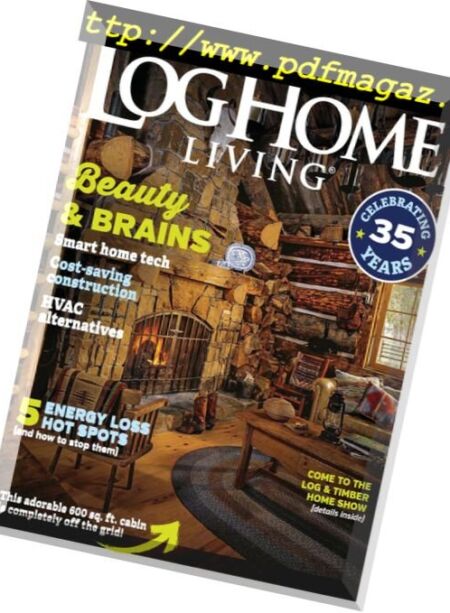 Log Home Living – August 2018 Cover
