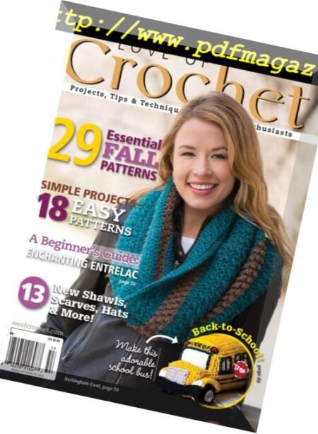 Love of Crochet – Fall 2014 Cover