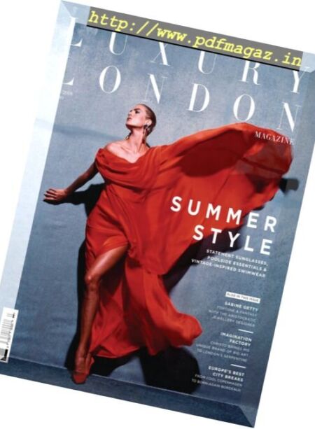 Luxury London – July 2018 Cover