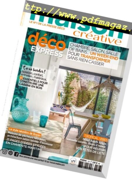 Maison Creative – juin-juillet 2018 Cover