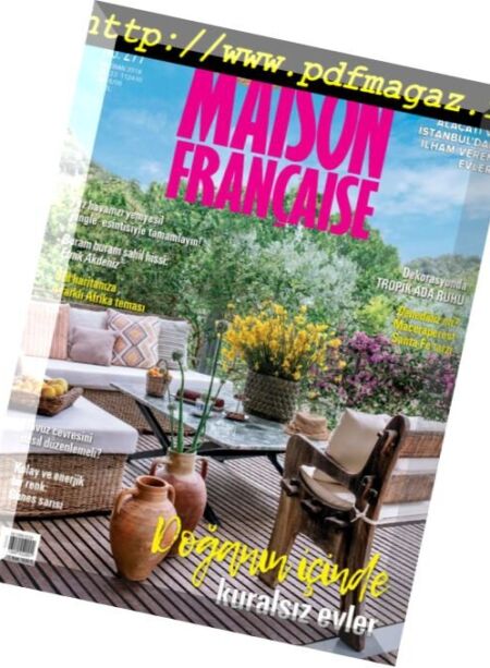 Maison Francaise – Haziran 2018 Cover