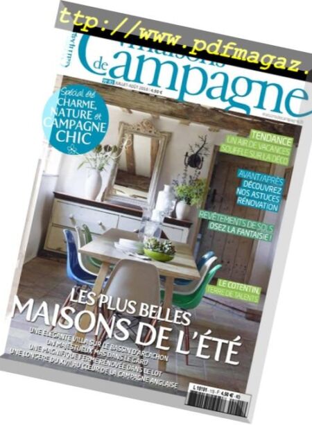 Maisons de Campagne – juin 2018 Cover