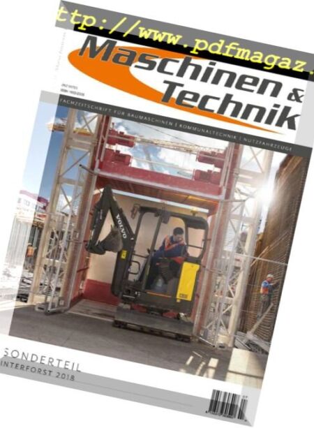 Maschinen & Technik – Juli 2018 Cover
