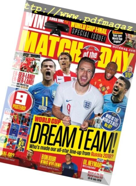 Match of the Day – 10 July 2018 Cover