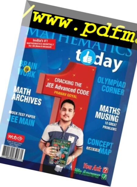 Mathematics Today – July 2018 Cover