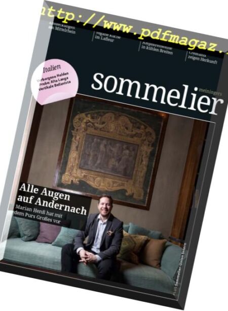 Meiningers Sommelier – Nr.2, 2018 Cover