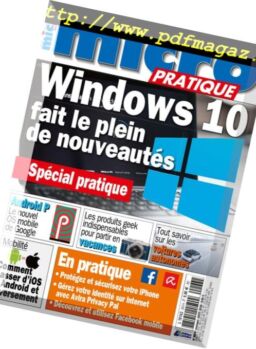 Micro Pratique – aout 2018