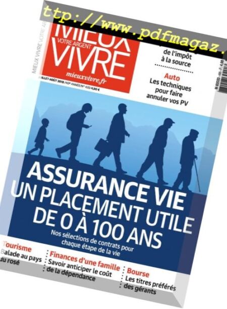Mieux Vivre Votre Argent – juillet-aout 2018 Cover