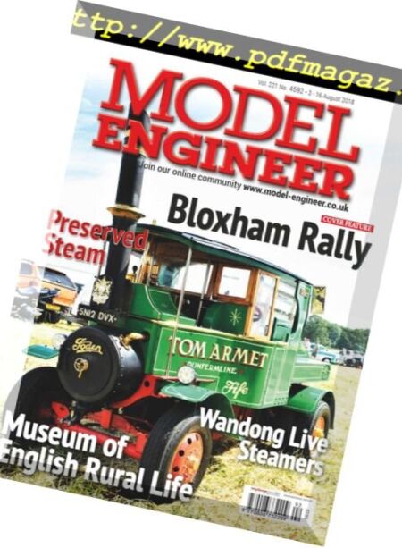 Model Engineer – 03 August 2018 Cover