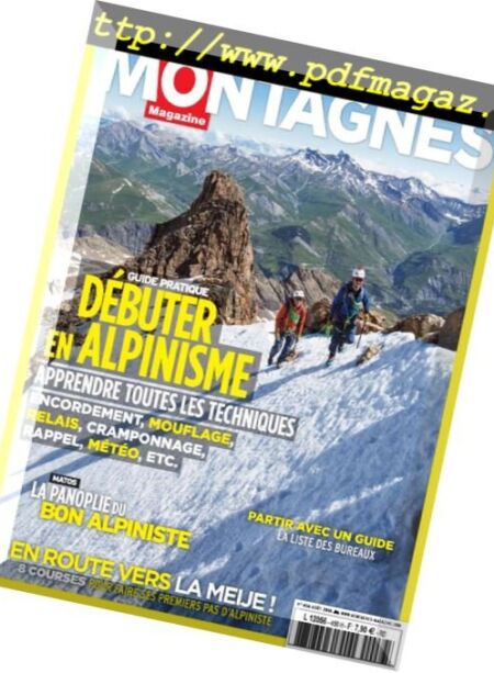 Montagnes Magazine – aout 2018 Cover