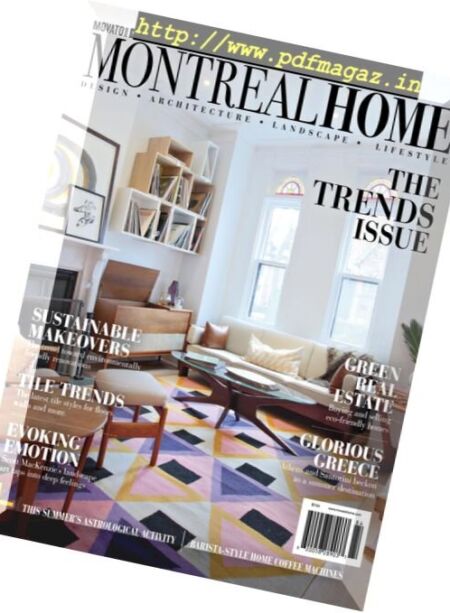 Montreal Home – Trends 2018 Cover