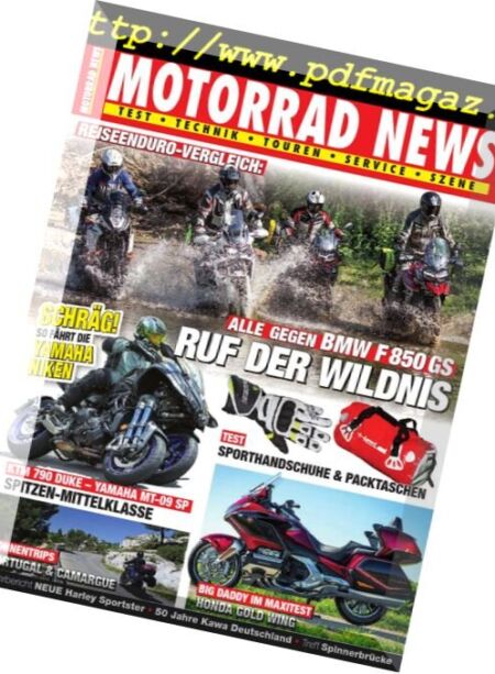 Motorrad News – Juli 2018 Cover