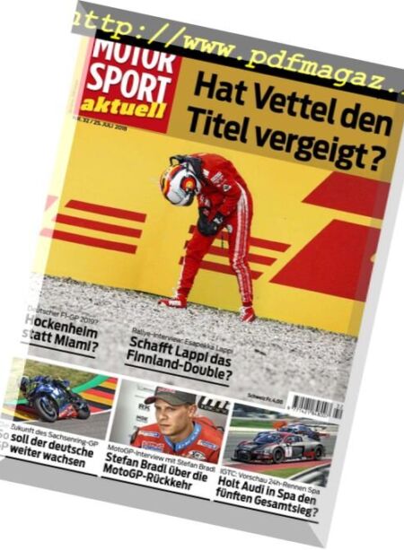 Motorsport Aktuell – 25 Juli 2018 Cover