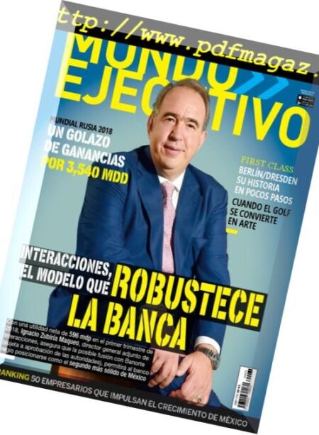 Mundo Ejecutivo – junio 2018 Cover