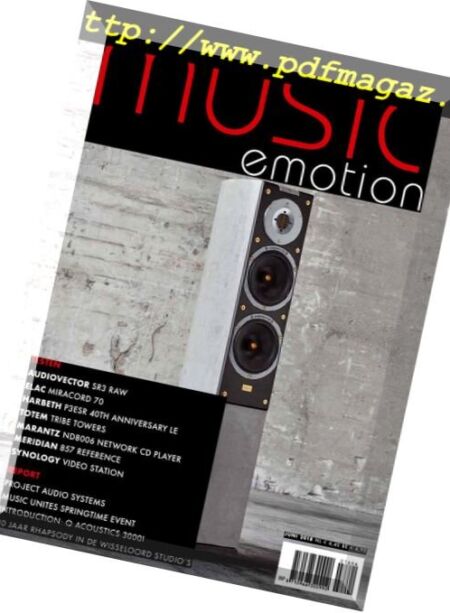 Music Emotion – Juni 2018 Cover