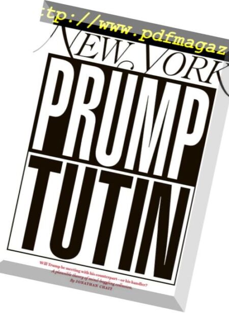 New York Magazine – July 09, 2018 Cover